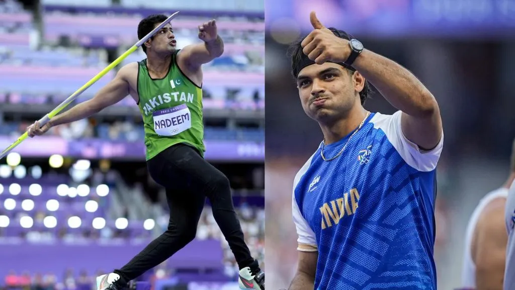 Neeraj Chopra and Arshad Nadeem Paris Olympic  